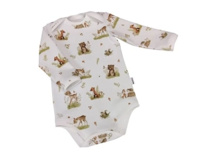 Dětské body - dlouhý rukáv - Zvířátka